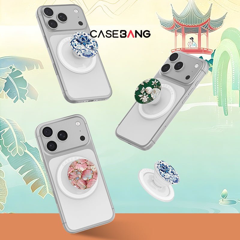 Pearless Beauty Series MagSafe Airbag Grip Stand - CaseBangMagSafe Airbag Grip StandCaseBangQinglü Magnetic Air Cushion Grip Stand